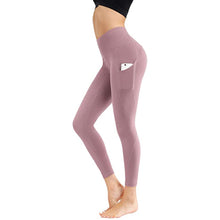 Last inn bildet i Galleri-visningsprogrammet, Women Running Fitness Solid Leggings Push Up High Waist Fashion Workout Slim Leggins
