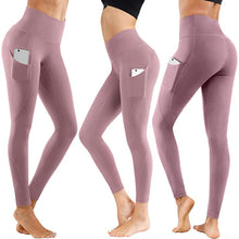 Last inn bildet i Galleri-visningsprogrammet, Women Running Fitness Solid Leggings Push Up High Waist Fashion Workout Slim Leggins
