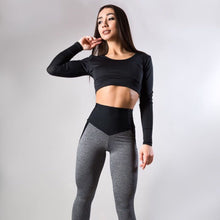 Load image into Gallery viewer, Contrasting Color Stitching Hip-Lifting Slim-Fitting Sports Running FitnessYoga Leggings
