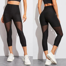 Last inn bildet i Galleri-visningsprogrammet, Women Leggings Gothic Insert Mesh Design Trousers Pants Big
