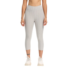 Last inn bildet i Galleri-visningsprogrammet, Women Cropped High Waisted Yoga Pants Bubble Hip Butt Lifting Leggings
