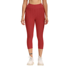 Last inn bildet i Galleri-visningsprogrammet, Women Cropped High Waisted Yoga Pants Bubble Hip Butt Lifting Leggings
