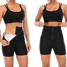 Cargar imagen en el visor de la galería, Body Shaper Pants Sauna Shapers Hot Sweat Sauna Effect Slimming Pants Fitness Short Shapewear Workout Gym Leggings Fitness Pants
