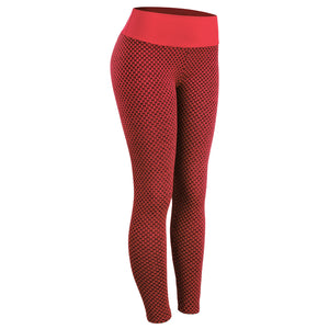 Women's Plaid Leggings Fitness Yoga Pants