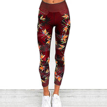 Load image into Gallery viewer, Yoga Pants Women&#39;s Fitness Sport Leggings Stripe Printing Elastic Gym Workout Tights S-XL Running Trousers Plus Size
