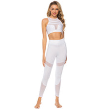 Cargar imagen en el visor de la galería, Black Mesh Leggings Women Pant High Waist Legging Fitness
