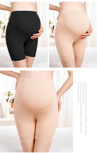 Charger l&#39;image dans la galerie, New Pregnant Women Modal Safety Pants Fashion Adjustable Belly Lift Summer Leggings Thin Lace Trim Pregnant Women
