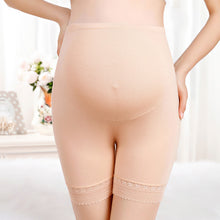 Load image into Gallery viewer, New Pregnant Women Modal Safety Pants Fashion Adjustable Belly Lift Summer Leggings Thin Lace Trim Pregnant Women
