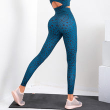 Load image into Gallery viewer, 21 Spring And Summer New Hot Models Printed Color Fitness Yoga Pants Women High Waist Peach Buttocks Quick-Drying Sports Tights
