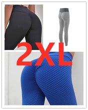 Cargar imagen en el visor de la galería, Women&#39;s Plaid Leggings Fitness Yoga Pants
