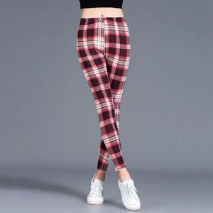 Thin cropped cotton leggings