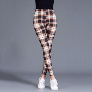 Thin cropped cotton leggings