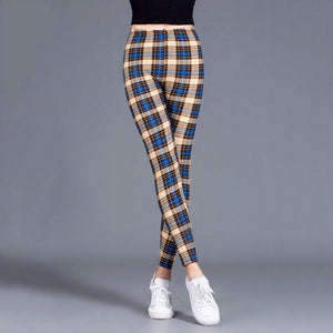 Thin cropped cotton leggings