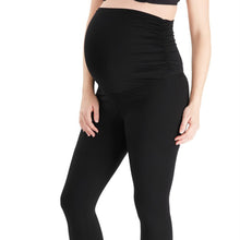 Lataa kuva Galleria-katseluun, Colored Cotton Waist Folds Maternity Leggings
