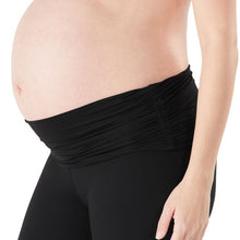 Laden Sie das Bild in den Galerie-Viewer, Colored Cotton Waist Folds Maternity Leggings
