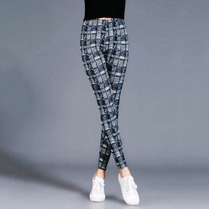 Thin cropped cotton leggings