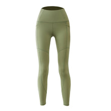 Last inn bildet i Galleri-visningsprogrammet, High Waist Women Yoga Pants Pocket Legging Gym Leggings Sport Energy
