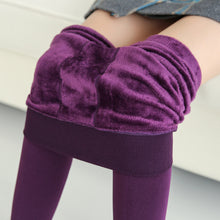 Cargar imagen en el visor de la galería, Fashionable Warm Fur Leggings Winter Body Legs Keep Warm
