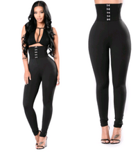 Last inn bildet i Galleri-visningsprogrammet, New fashion women&#39;s sexy black high waist corset design tight leggings
