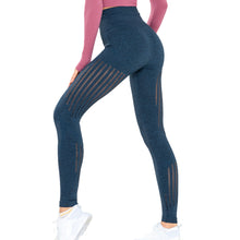 Charger l&#39;image dans la galerie, High waist yoga pants women&#39;s knit
