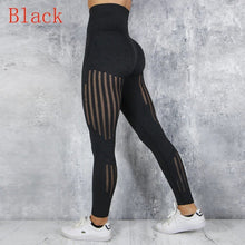 Charger l&#39;image dans la galerie, High waist yoga pants women&#39;s knit
