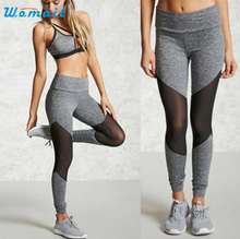 Laden Sie das Bild in den Galerie-Viewer, Mesh Patchwork Stitching Yoga Fitness Leggings
