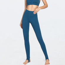 Load image into Gallery viewer, Mesh stitching slimming yoga pants
