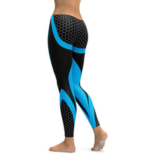 Charger l&#39;image dans la galerie, Geometric Honeycomb Digital Printing Pants, Yoga Pants, Sports Pants, High Elastic Bottompants
