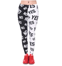 Last inn bildet i Galleri-visningsprogrammet, Printed thin pencil feet pants stretch big ladies yoga pants leggings
