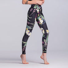 Load image into Gallery viewer, 2021 autumn explosions new flower print yoga sports leggings fitness tights
