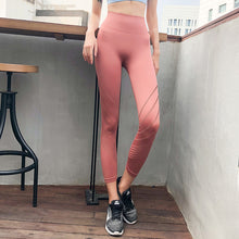 Carica l&#39;immagine nel visualizzatore di Gallery, Tight Fitness Pants Running High Waist Women Yoga Pants
