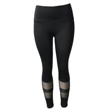 Cargar imagen en el visor de la galería, Europe and the United States new fitness leggings calf ring mesh stitching yoga running pants
