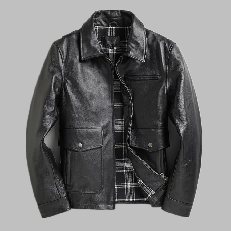 Men's Genuine Leather Jacket