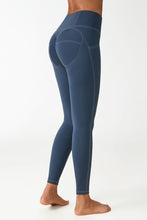 Carica l&#39;immagine nel visualizzatore di Gallery, Pleated Yoga Pants High Waist Sports Leggings
