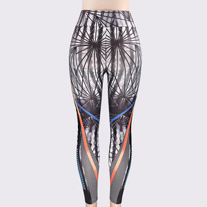 Don't Stop Letter Print Fitness Women Leggings 3D Printed Slim Jeggings High Waist Sporting Leggings Elastic Skinny Long Pants