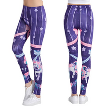 Last inn bildet i Galleri-visningsprogrammet, Printed thin pencil feet pants stretch big ladies yoga pants leggings
