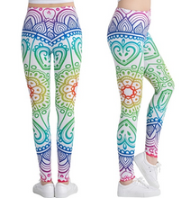 Last inn bildet i Galleri-visningsprogrammet, Printed thin pencil feet pants stretch big ladies yoga pants leggings
