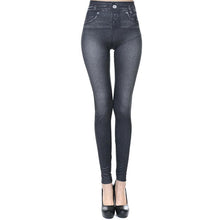 Carica l&#39;immagine nel visualizzatore di Gallery, High Waisted Jeggings - Denim Leggings
