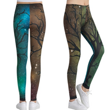 Last inn bildet i Galleri-visningsprogrammet, Printed thin pencil feet pants stretch big ladies yoga pants leggings
