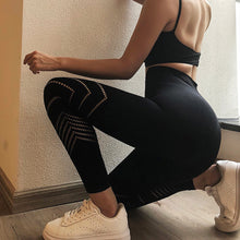 Afbeelding in Gallery-weergave laden, Tight Fitness Pants Running High Waist Women Yoga Pants
