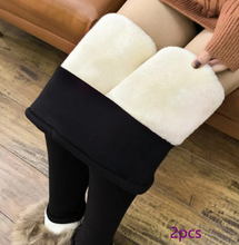 Load image into Gallery viewer, Women&#39;s Lamb Wool High Waist Elasticity Leggings
