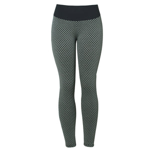 Women's Plaid Leggings Fitness Yoga Pants