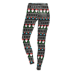 Christmas leggings women