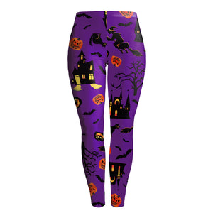 Creative pumpkin leggings