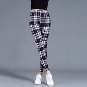 Thin cropped cotton leggings