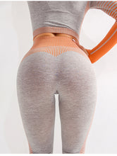 Indlæs billede til gallerivisning Gym High Waist Leggings Women Knitted Workout Running Yoga Pants
