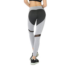 Load image into Gallery viewer, Heart Mesh Stitching Sports Yoga Leggings
