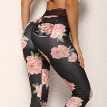 Laden Sie das Bild in den Galerie-Viewer, Colorful flower sports pants women&#39;s Leggings
