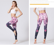 Load image into Gallery viewer, Sports gym printed yoga pants
