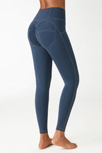 Carica l&#39;immagine nel visualizzatore di Gallery, Pleated Yoga Pants High Waist Sports Leggings
